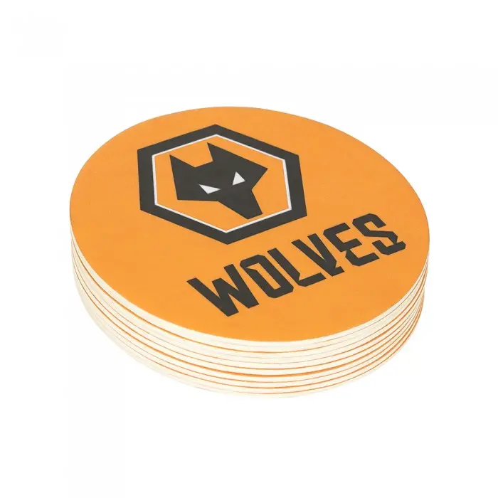 Wolverhampton Wanderers Store | Shop Official 10 Pack Beer Mats Wolves Gear